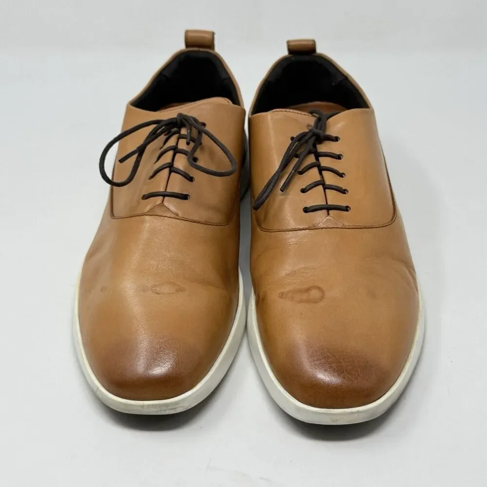 Wolf & Shepherd Crossover Longwing Oxford Shoes Mens 9.5 M Honey Brown Leather